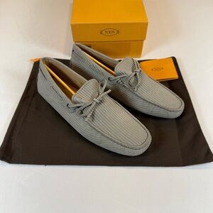 Tod’s Driver Loafers Gray Size 7.5UK / 9.5US Brand New In Box MSRP $795